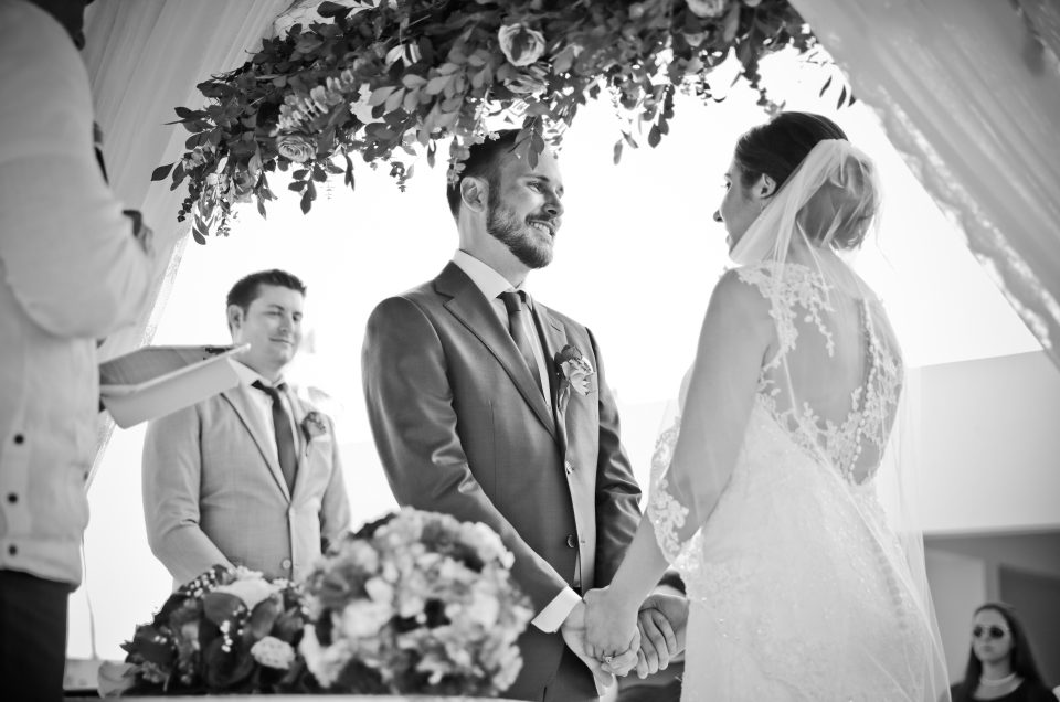 Stephanie and Paul – Destination Wedding at Secrets Royal Beach
